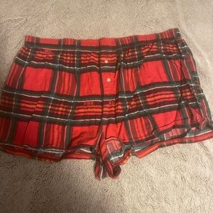 Plaid pajama pants